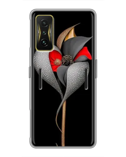 Чехол для Xiaomi POCO F4 GT с картинкой «Серебряный фантазийный цветок» Чехол для Xiaomi POCO F4 GT с картинкой «Серебряный фантазийный цветок»