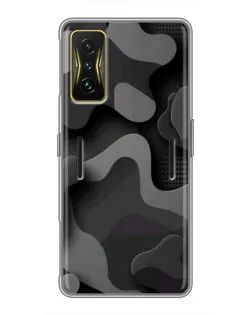 Чехол для Xiaomi POCO F4 GT с картинкой «Темный абстрактный камуфляж» Чехол для Xiaomi POCO F4 GT с картинкой «Темный абстрактный камуфляж»