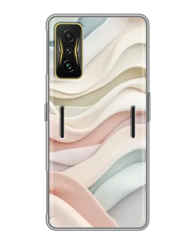 Чехол для Xiaomi POCO F4 GT с картинкой «Пастельные нежные волны» Чехол для Xiaomi POCO F4 GT с картинкой «Пастельные нежные волны»