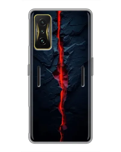 Чехол для Xiaomi POCO F4 GT с картинкой «Kрасная лавовая трещина» Чехол для Xiaomi POCO F4 GT с картинкой «Kрасная лавовая трещина»