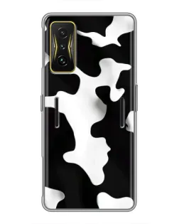 Чехол для Xiaomi POCO F4 GT с картинкой «Черно-белое пятно»