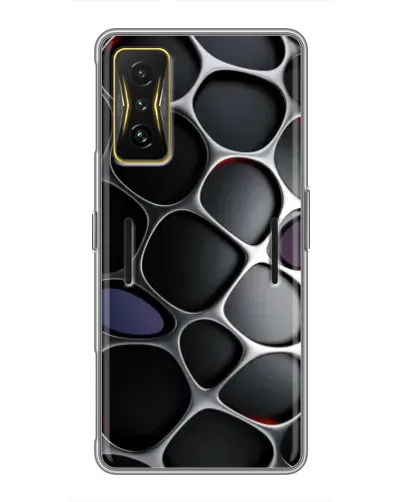 Чехол для Xiaomi POCO F4 GT с картинкой «Объемная темная решетка» Чехол для Xiaomi POCO F4 GT с картинкой «Объемная темная решетка»