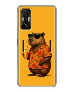 Чехол для Xiaomi POCO F4 GT с картинкой «Капибара на отдыхе» Чехол для Xiaomi POCO F4 GT с картинкой «Капибара на отдыхе»