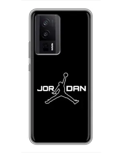Чехол для Xiaomi POCO F5 Pro с картинкой «Nike Pink Swirl»