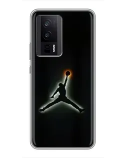 Чехол для Xiaomi POCO F5 Pro с картинкой «Jordan Gradient Logo» Чехол для Xiaomi POCO F5 Pro с картинкой «Jordan Gradient Logo»