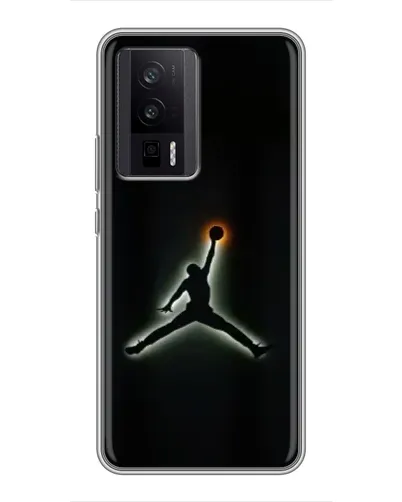 Чехол для Xiaomi POCO F5 Pro с картинкой «Jordan Gradient Logo»