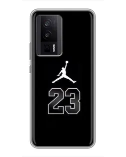 Чехол для Xiaomi POCO F5 Pro с картинкой «Jordan Flight 23» Чехол для Xiaomi POCO F5 Pro с картинкой «Jordan Flight 23»