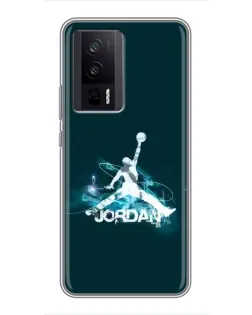 Чехол для Xiaomi POCO F5 Pro с картинкой «Jordan Blue Fire» Чехол для Xiaomi POCO F5 Pro с картинкой «Jordan Blue Fire»
