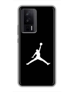 Чехол для Xiaomi POCO F5 Pro с картинкой «Jordan Silhouette» Чехол для Xiaomi POCO F5 Pro с картинкой «Jordan Silhouette»