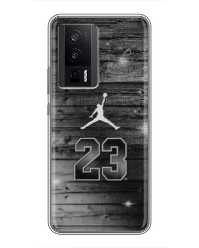 Чехол для Xiaomi POCO F5 Pro с картинкой «Jordan Carbon 23»