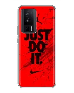 Чехол для Xiaomi POCO F5 Pro с картинкой «Nike Just Do It» Чехол для Xiaomi POCO F5 Pro с картинкой «Nike Just Do It»