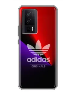 Чехол для Xiaomi POCO F5 Pro с картинкой «Adidas Red Neon»