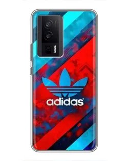 Чехол для Xiaomi POCO F5 Pro с картинкой «Абстракция Adidas»