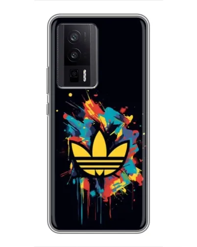 Чехол для Xiaomi POCO F5 Pro с картинкой «Adidas Splash» Чехол для Xiaomi POCO F5 Pro с картинкой «Adidas Splash»