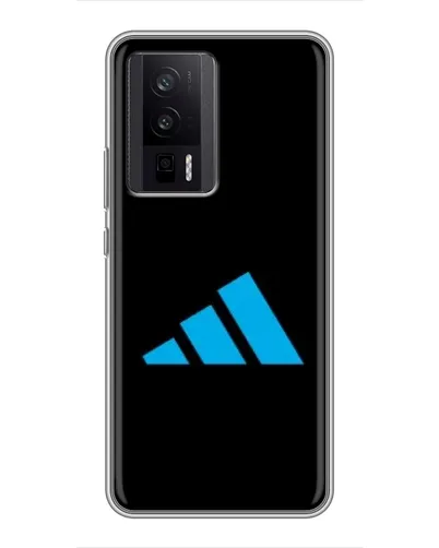 Чехол для Xiaomi POCO F5 Pro с картинкой «Adidas Cyan Logo» Чехол для Xiaomi POCO F5 Pro с картинкой «Adidas Cyan Logo»