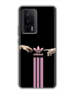 Чехол для Xiaomi POCO F5 Pro с картинкой «Adidas Hands»