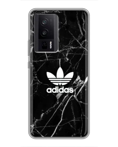 Чехол для Xiaomi POCO F5 Pro с картинкой «Белый мрамор Adidas» Чехол для Xiaomi POCO F5 Pro с картинкой «Белый мрамор Adidas»