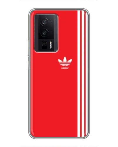 Чехол для Xiaomi POCO F5 Pro с картинкой «Красный минимализм Adidas» Чехол для Xiaomi POCO F5 Pro с картинкой «Красный минимализм Adidas»