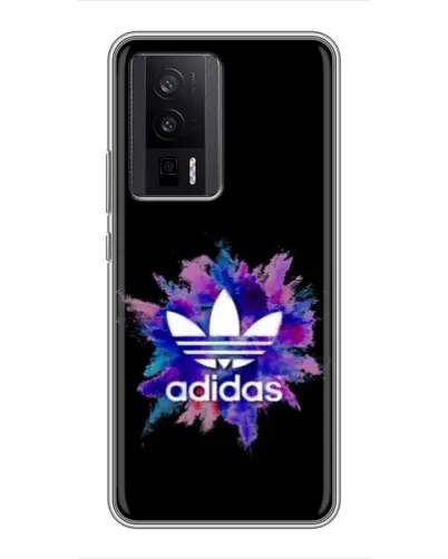 Чехол для Xiaomi POCO F5 Pro с картинкой «Взрыв красок Adidas» Чехол для Xiaomi POCO F5 Pro с картинкой «Взрыв красок Adidas»