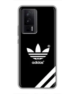 Чехол для Xiaomi POCO F5 Pro с картинкой «Adidas с диагональными полосами»