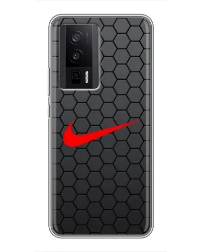 Чехол для Xiaomi POCO F5 Pro с картинкой «Nike — карбоновая сетка» Чехол для Xiaomi POCO F5 Pro с картинкой «Nike — карбоновая сетка»