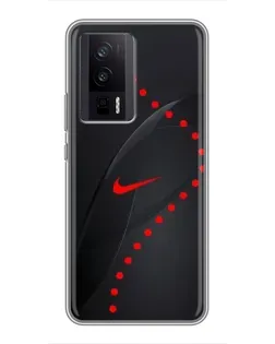 Чохол для Xiaomi POCO F5 Pro з картинкою «Абстрактний дизайн Nike»