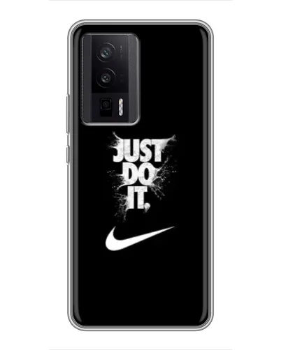 Чехол для Xiaomi POCO F5 Pro с картинкой «Текстовый принт Nike» Чехол для Xiaomi POCO F5 Pro с картинкой «Текстовый принт Nike»