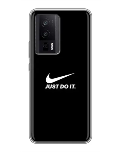Чехол для Xiaomi POCO F5 Pro с картинкой «Минимализм от Nike» Чехол для Xiaomi POCO F5 Pro с картинкой «Минимализм от Nike»