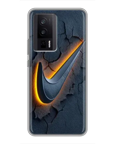 Чехол для Xiaomi POCO F5 Pro с картинкой «Объемный логотип Найк» Чехол для Xiaomi POCO F5 Pro с картинкой «Объемный логотип Найк»