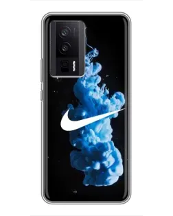 Чохол для Xiaomi POCO F5 Pro з картинкою «Nike та синій дим»
