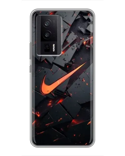 Чехол для Xiaomi POCO F5 Pro с картинкой «Nike — эффект разломов» Чехол для Xiaomi POCO F5 Pro с картинкой «Nike — эффект разломов»