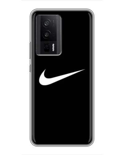 Чехол для Xiaomi POCO F5 Pro с картинкой «Минималистический Найк» Чехол для Xiaomi POCO F5 Pro с картинкой «Минималистический Найк»