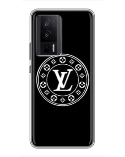 Чехол для Xiaomi POCO F5 Pro с картинкой «LV — печать стиля»