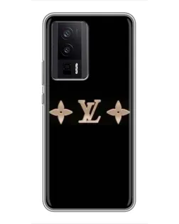 Чехол для Xiaomi POCO F5 Pro с картинкой «Louis Vuitton — минимализм»