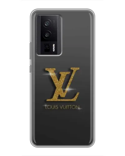 Чехол для Xiaomi POCO F5 Pro с картинкой «Градиент Louis Vuitton»