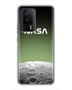 Чехол для Xiaomi POCO F5 Pro с картинкой «NASA — лунный градиент»
