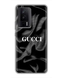 Чехол для Xiaomi POCO F5 Pro с картинкой «Gucci — шелковые волны»