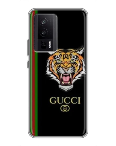 Чехол для Xiaomi POCO F5 Pro с картинкой «Тигр Gucci» Чехол для Xiaomi POCO F5 Pro с картинкой «Тигр Gucci»