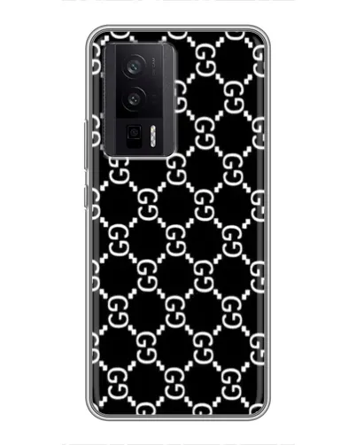 Чехол для Xiaomi POCO F5 Pro с картинкой «Gucci — сетчатый паттерн» Чехол для Xiaomi POCO F5 Pro с картинкой «Gucci — сетчатый паттерн»
