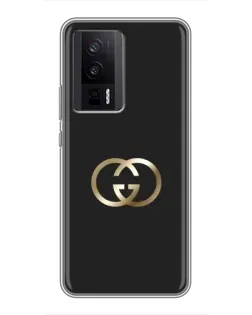 Чехол для Xiaomi POCO F5 Pro с картинкой «Минимализм Gucci»