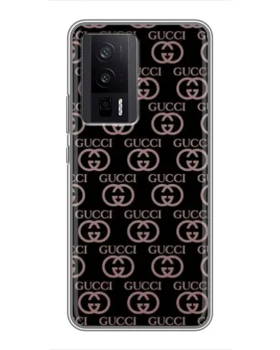 Чехол для Xiaomi POCO F5 Pro с картинкой «Классическая монограмма Gucci» Чехол для Xiaomi POCO F5 Pro с картинкой «Классическая монограмма Gucci»