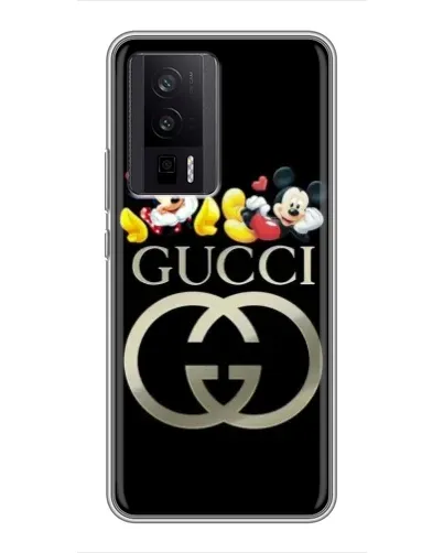 Чехол для Xiaomi POCO F5 Pro с картинкой «Gucci — герои Disney» Чехол для Xiaomi POCO F5 Pro с картинкой «Gucci — герои Disney»