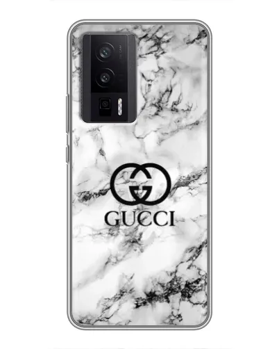 Чехол для Xiaomi POCO F5 Pro с картинкой «Gucci — мраморный шик» Чехол для Xiaomi POCO F5 Pro с картинкой «Gucci — мраморный шик»