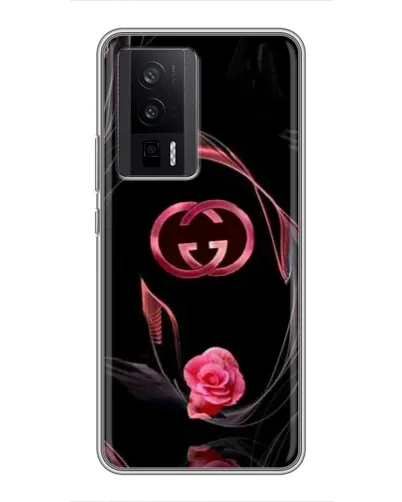 Чехол для Xiaomi POCO F5 Pro с картинкой «Gucci — неоновая роза» Чехол для Xiaomi POCO F5 Pro с картинкой «Gucci — неоновая роза»