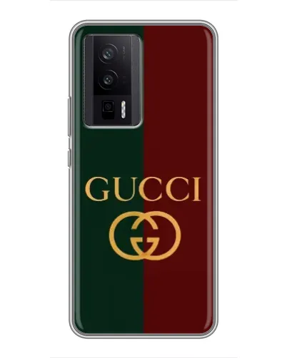 Чехол для Xiaomi POCO F5 Pro с картинкой «Gucci — темно-зеленый градиент» Чехол для Xiaomi POCO F5 Pro с картинкой «Gucci — темно-зеленый градиент»