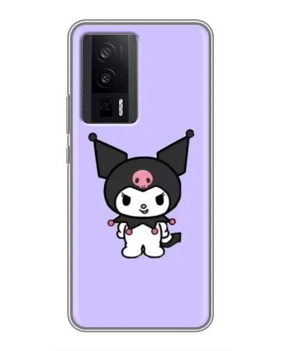 Чехол для Xiaomi POCO F5 Pro с картинкой «Kuromi — нежный фиолетовый» Чехол для Xiaomi POCO F5 Pro с картинкой «Kuromi — нежный фиолетовый»