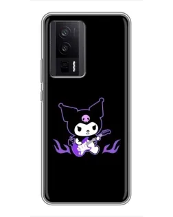 Чехол для Xiaomi POCO F5 Pro с картинкой «Электрическая Kuromi»