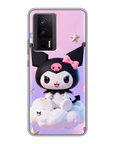 Чехол для Xiaomi POCO F5 Pro с картинкой «Куроми на облаке» Чехол для Xiaomi POCO F5 Pro с картинкой «Куроми на облаке»