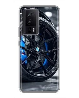 Чехол для Xiaomi POCO F5 Pro с картинкой «Колесо BMW вблизи» Чехол для Xiaomi POCO F5 Pro с картинкой «Колесо BMW вблизи»