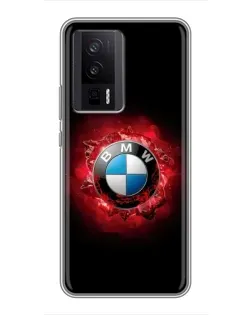 Чехол для Xiaomi POCO F5 Pro с картинкой «Логотип BMW — вспышка» Чехол для Xiaomi POCO F5 Pro с картинкой «Логотип BMW — вспышка»
